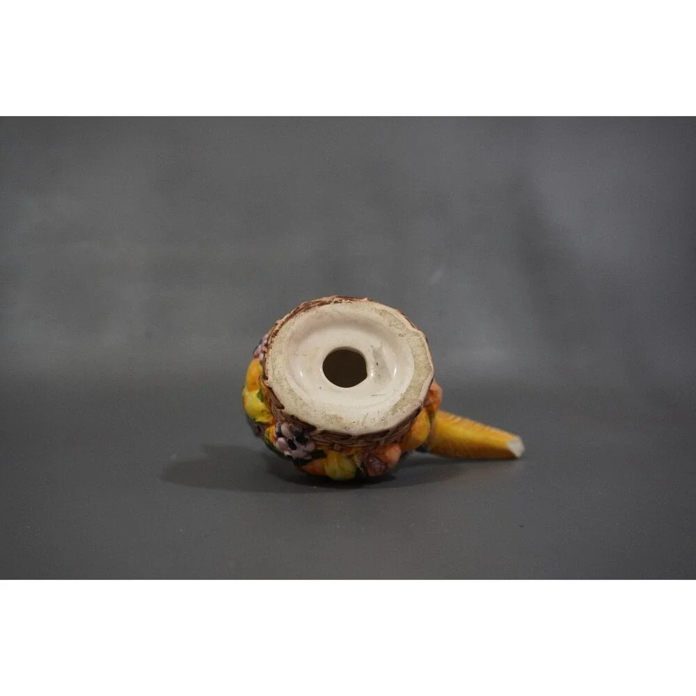 Vintage Ceramic Pheasant Fragrance Oil Warmer Top Piece Replacement Harvest
